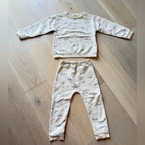 Quincy Mae Cream Kids Matching Set